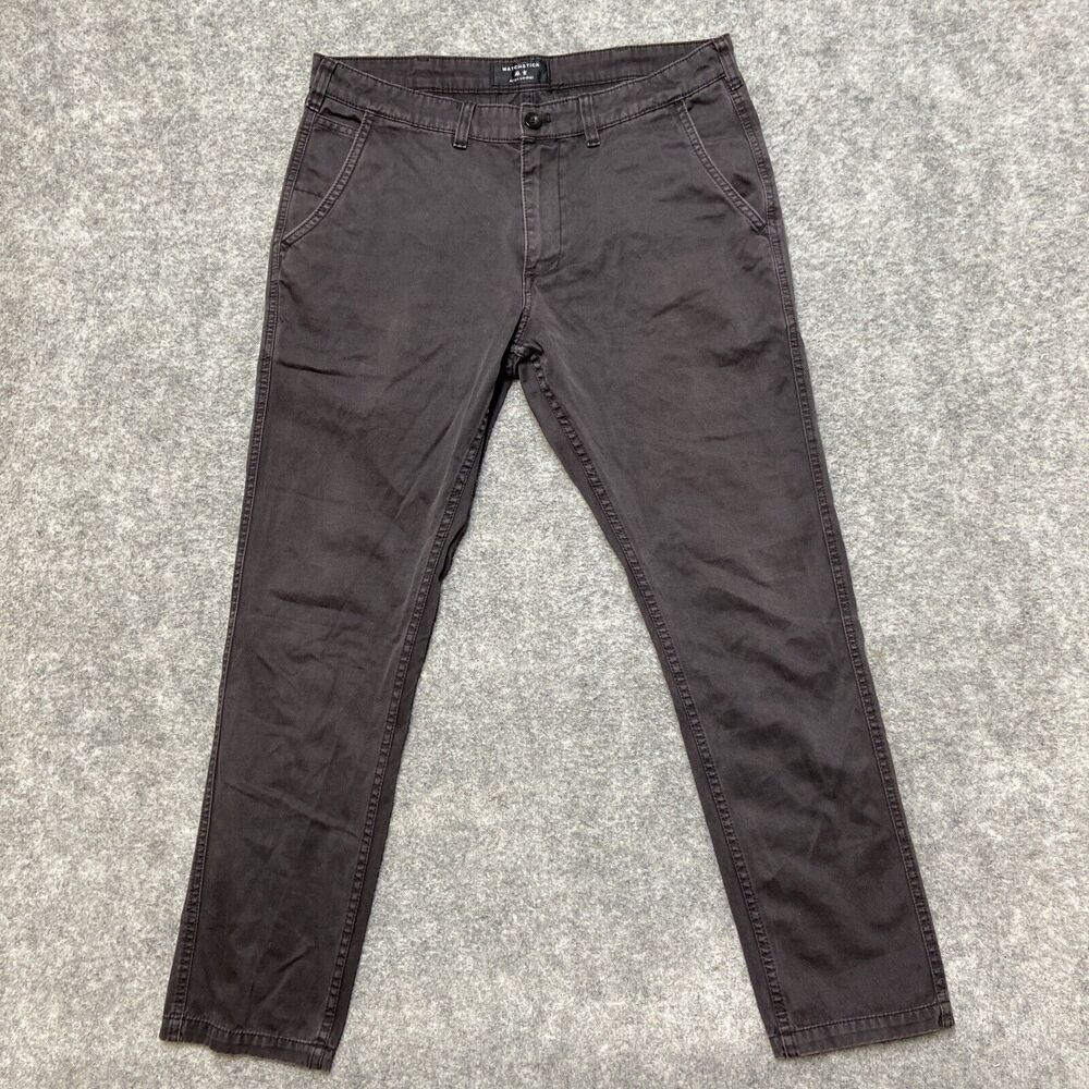 Matchstick Straight Leg Chino Pants Men's Size 34x32‎ Dark Gray Pants